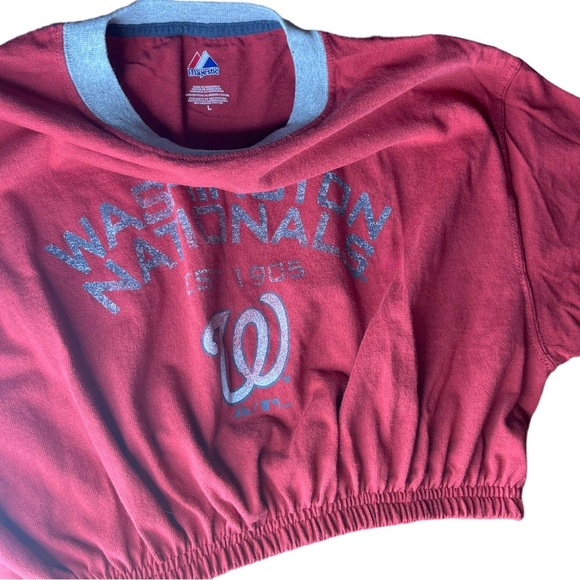 Washington Nationals Reworked Crop Top - Picture 4 of 4